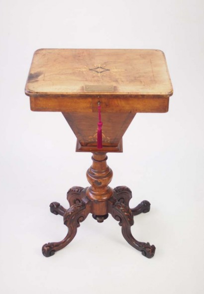 Victorian Walnut Work Table