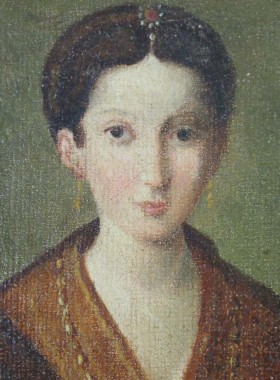 Portrait of a Young Lady After Parmigianino