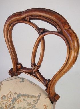 Antique Balloon Back Chair