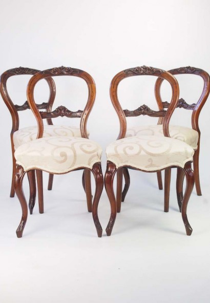 Victorian Balloon Back Chairs