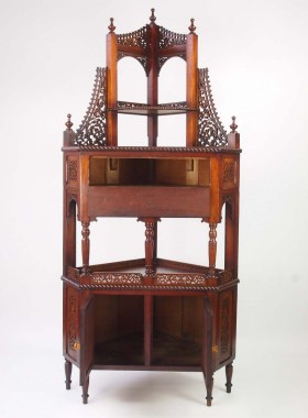 Victorian Floor Standing Corner Cupboard