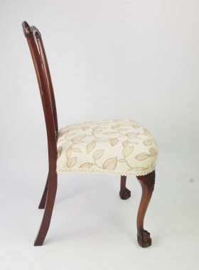 Antique Edwardian Chippendale Revival Chair