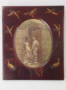 Antique Japanese Meiji Photo Frames