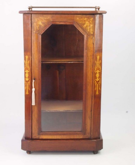 Antique Victorian Walnut Bookcase