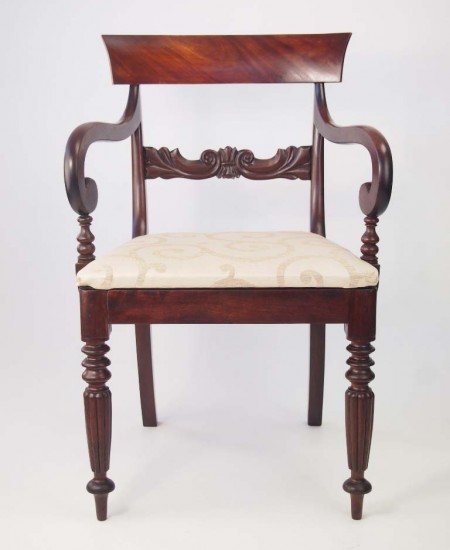 Antique Mahogany Desk Chair