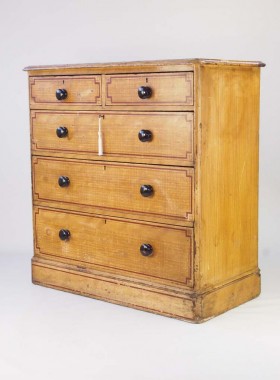 Victorian Chest of Drawers in Original Paint