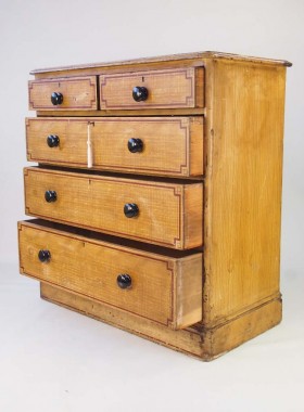 Victorian Chest of Drawers in Original Paint
