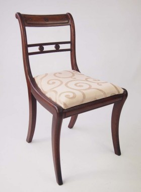 Set 6 Antique Regency Chairs