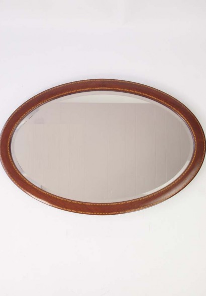 Antique Edwardian Mahogany Mirror
