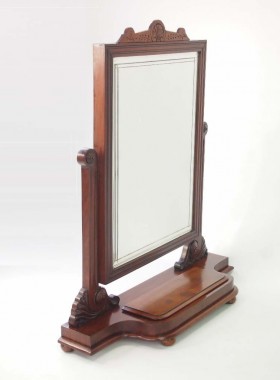 Large Victorian Dressing Table Mirror