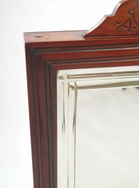 Large Victorian Dressing Table Mirror
