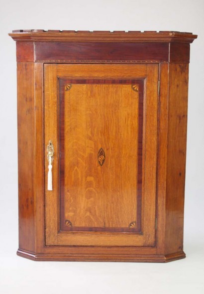 Georgian Oak Corner Cupboard
