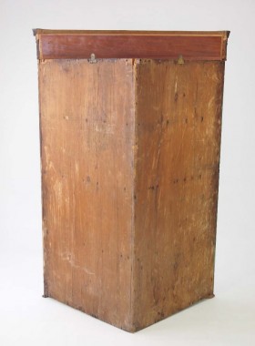 Antique Georgian Oak Bow Front Corner cabinet