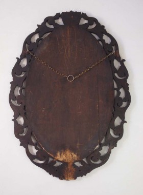 Antique Oak Mirror