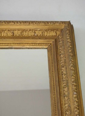 Large Antique Gilt Wall Mirror