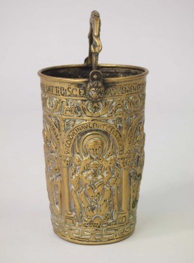 Small 19th Century French Brass Chancel Bucket