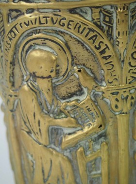 Small 19th Century French Brass Chancel Bucket