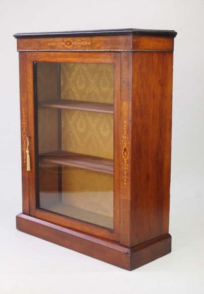 Antique Victorian Mahogany Pier Cabinet