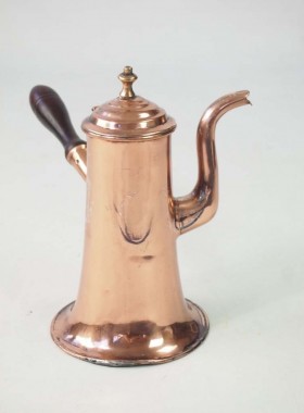 Antique Georgian Copper Coffee pot