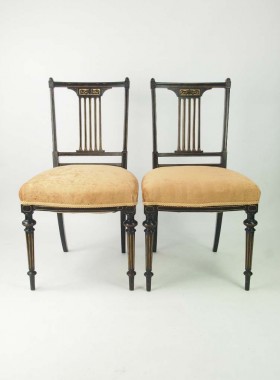 Set 4 Antique Dining Chairs