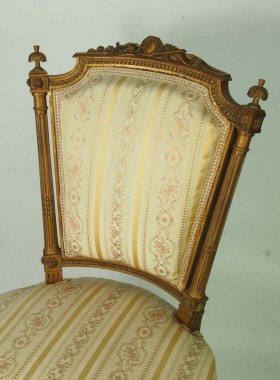 Pair Antique French Side Chairs