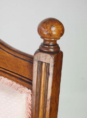 Antique Edwardian Oak Armchair