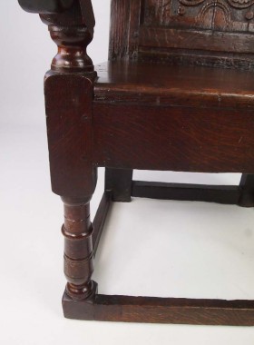 Antique Oak Wainscot chair