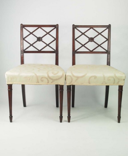 Pair 19th Century Mahogany Chairs