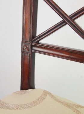 Pair 19th Century Mahogany Chairs