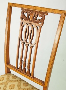 Pair Antique Edwardian Chairs