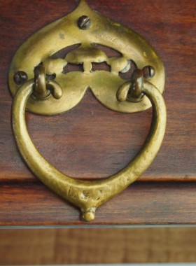 Antique Edwardian Music Cabinet