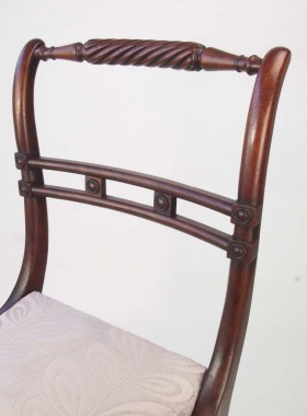 Pair Antique Regency Chairs