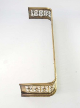 Victorian Pierced Brass Fire Fender