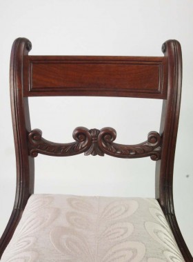 Pair Antique Regency Chairs