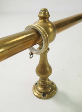 Antique Brass Curtian Pole and Brackets