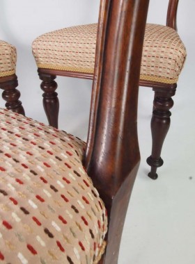 Set 4 Early Victorian Dining Chairs