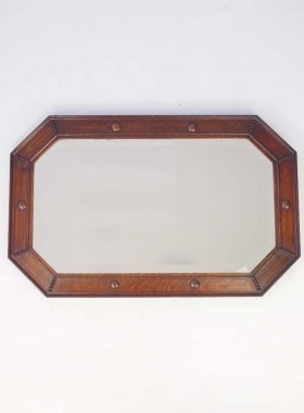 Vintage Oak Mirror