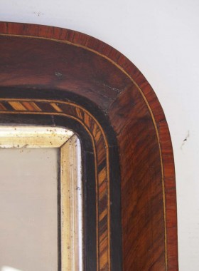 Antique Victorian Overmantle Mirror