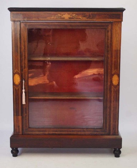 Antique Rosewood Pier Cabinet