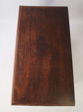 Carved Vintage Oak Coffer