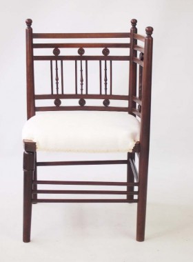 Edwardian Arts & Crafts Corner Chair