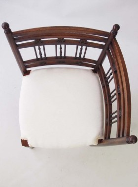 Edwardian Arts & Crafts Corner Chair