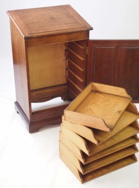 Edwardian Mahogany Clerks Desk