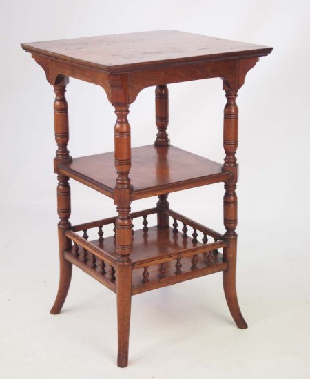 Small Antique Arts & Crafts Side Table