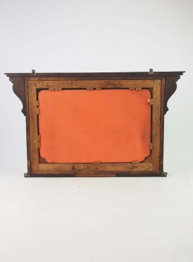 Arts and Crafts Oak Overmantle Mirror