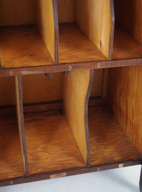 Vintage Oak Music Cabinet