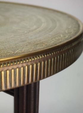 Vintage Brass Benares Table