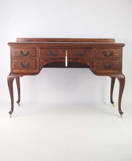 Antique Edwardian Oak Desk