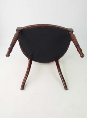 Antique Edwardian Mahogany Tub Chair