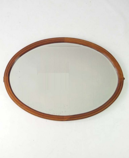 Edwardian Mahogany Mirror